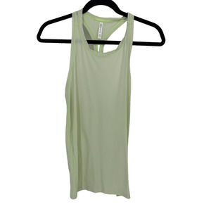Athleta tank top size media lime green racer back athletic fitness gym running